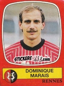 Sticker Dominique Marais - Football France 1986-1987 n. 247 - Panini
