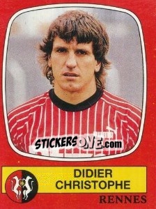 Sticker Didier Christophe - Football France 1986-1987 n. 249 - Panini