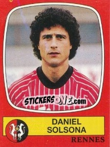 Figurina Daniel Solsona - Football France 1986-1987 n. 252 - Panini
