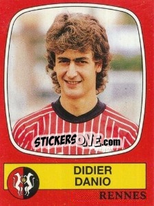 Figurina Didier Danio - Football France 1986-1987 n. 255 - Panini
