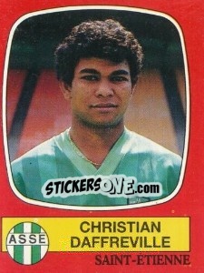 Sticker Christian Daffreville - Football France 1986-1987 n. 260 - Panini