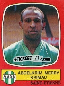 Sticker Abdelkrim Merry - Football France 1986-1987 n. 270 - Panini