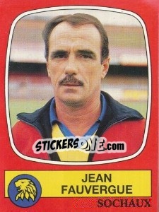 Sticker Jean Fauvergue - Football France 1986-1987 n. 273 - Panini