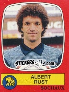 Sticker Albert Rust - Football France 1986-1987 n. 274 - Panini