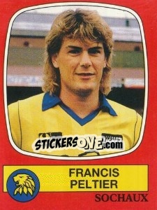 Sticker Francis Peltier - Football France 1986-1987 n. 276 - Panini