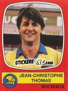Cromo Jean-Christophe Thomas - Football France 1986-1987 n. 284 - Panini