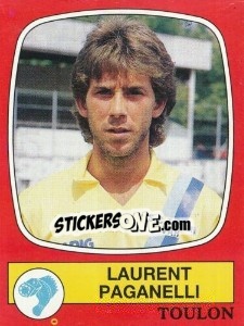 Sticker Laurent Paganelli - Football France 1986-1987 n. 300 - Panini