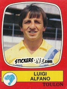 Sticker Luigi Alfano - Football France 1986-1987 n. 303 - Panini