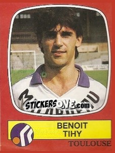 Cromo Benoit Tihy - Football France 1986-1987 n. 307 - Panini