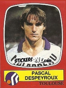 Sticker Pascal Despeyroux - Football France 1986-1987 n. 313 - Panini