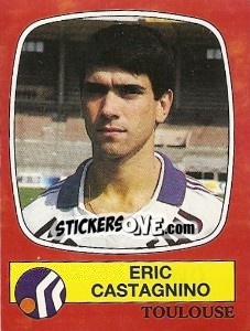 Sticker Eric Castagnino - Football France 1986-1987 n. 314 - Panini