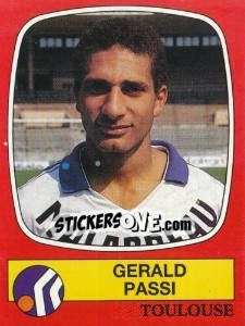 Sticker Gerald Passi - Football France 1986-1987 n. 315 - Panini
