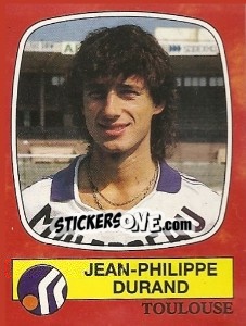 Cromo Jean-Philippe Durand - Football France 1986-1987 n. 316 - Panini