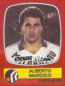 Sticker Alberto Marcico - Football France 1986-1987 n. 317 - Panini