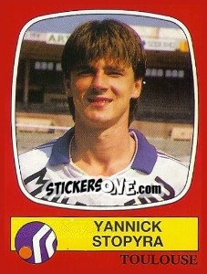 Sticker Yannick Stopyra - Football France 1986-1987 n. 318 - Panini