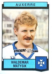 Figurina Waldemar Matysik - Football France 1987-1988 - Panini