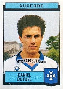 Sticker Daniel Dutuel - Football France 1987-1988 - Panini