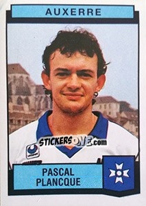 Sticker Pascal Plancque - Football France 1987-1988 - Panini