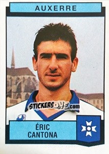 Sticker Eric Cantona - Football France 1987-1988 n. 12 - Panini