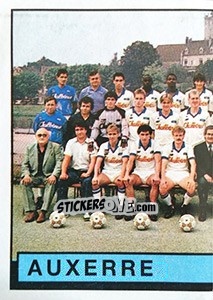 Sticker Equipe - Football France 1987-1988 - Panini