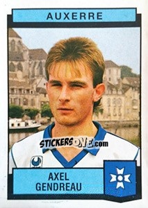 Sticker Axel Gendreau - Football France 1987-1988 - Panini