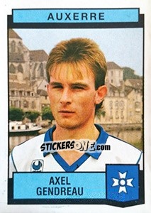 Sticker Axel Gendreau - Football France 1987-1988 n. 16 - Panini
