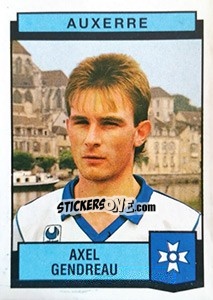 Figurina Axel Gendreau - Football France 1987-1988 - Panini