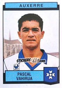 Figurina Pascal Vahirua - Football France 1987-1988 - Panini