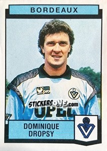 Cromo Dominique Dropsy - Football France 1987-1988 - Panini