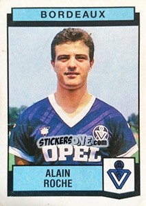 Cromo Alain Roche - Football France 1987-1988 n. 22 - Panini