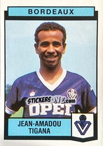Sticker Jean-Amadou Tigana - Football France 1987-1988 n. 26 - Panini