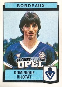 Sticker Dominique Bijotat - Football France 1987-1988 - Panini