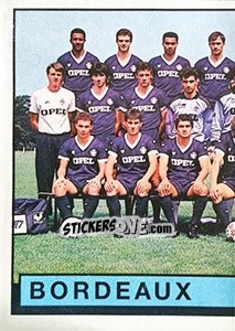 Sticker Equipe - Football France 1987-1988 - Panini