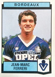 Sticker Jean-Marc Ferreri - Football France 1987-1988 - Panini