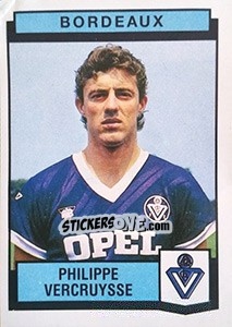 Sticker Philippe Vercruysse - Football France 1987-1988 - Panini