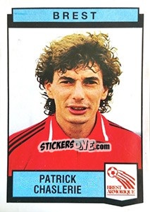 Sticker Patrick Chaslerie - Football France 1987-1988 - Panini