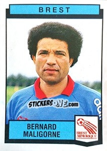 Figurina Bernard Maligorne - Football France 1987-1988 - Panini