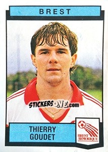 Sticker Thierry Goudet - Football France 1987-1988 - Panini