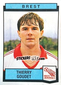 Sticker Thierry Goudet - Football France 1987-1988 n. 43 - Panini