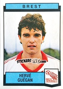 Sticker Herve Guegan - Football France 1987-1988 n. 45 - Panini