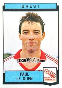Figurina Paul le Guen - Football France 1987-1988 - Panini