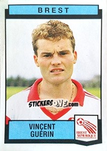 Figurina Vincent Guerin - Football France 1987-1988 - Panini