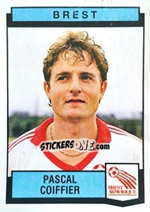 Figurina Pascal Coiffier - Football France 1987-1988 - Panini