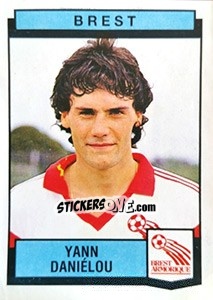 Cromo Yann Danielou - Football France 1987-1988 - Panini