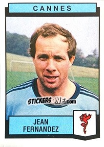 Sticker Jean Fernandez - Football France 1987-1988 - Panini