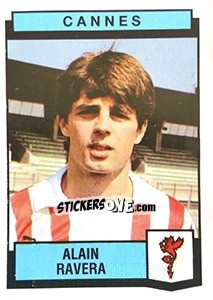 Figurina Alain Ravera - Football France 1987-1988 - Panini