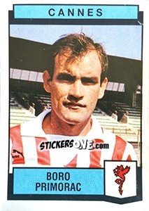 Sticker Boro Primorac - Football France 1987-1988 - Panini