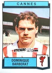 Cromo Dominique Barberat - Football France 1987-1988 n. 63 - Panini