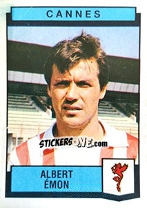 Sticker Albert Emon - Football France 1987-1988 - Panini