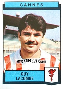 Figurina Guy Lacombe - Football France 1987-1988 - Panini